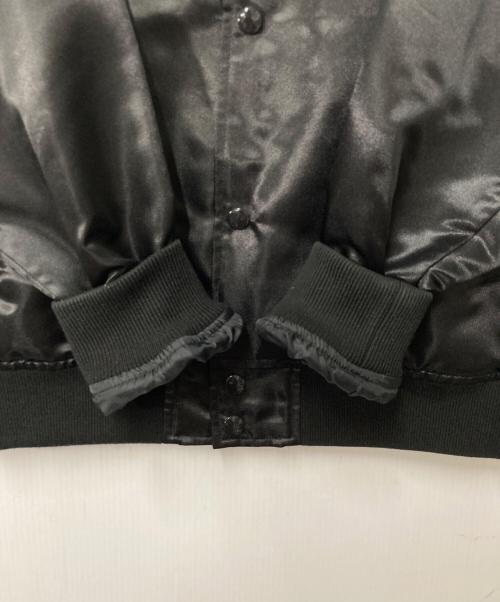 SUPREME（シュプリーム）SUPREME (シュプリーム) BETTY BOOP (ベティー・ブープ) Satin Club Jacket ブラック サイズ:Sの古着・服飾アイテム