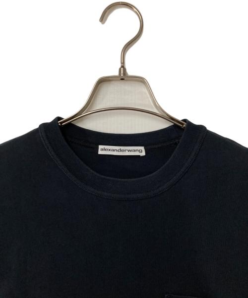 ALEXANDER WANG（アレキサンダー・ワン）ALEXANDER WANG (アレキサンダー・ワン) ポケットTシャツ ブラック サイズ:XSの古着・服飾アイテム