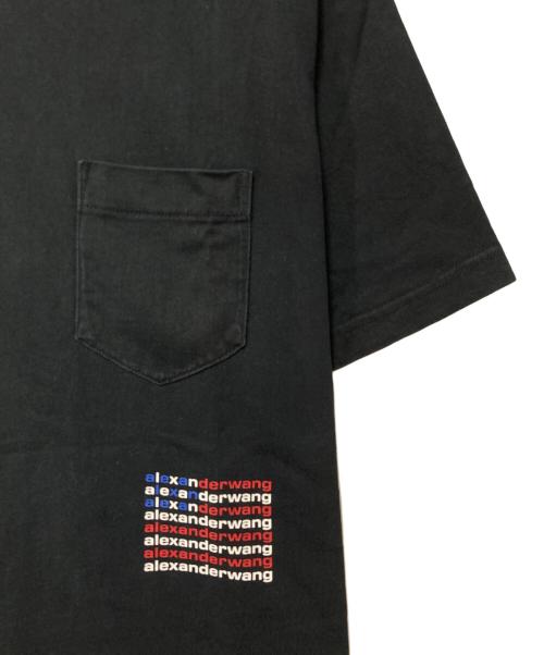 ALEXANDER WANG（アレキサンダー・ワン）ALEXANDER WANG (アレキサンダー・ワン) ポケットTシャツ ブラック サイズ:XSの古着・服飾アイテム