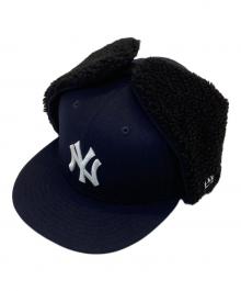 New Era（ニューエラ）の古着「Dog Ear キャップ」｜ブラック