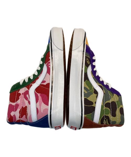 VANS（ヴァンズ）VANS (ヴァンズ) A BATHING APE (アベイシングエイプ) ハイカットスニーカー マルチカラー サイズ:24.5 未使用品の古着・服飾アイテム