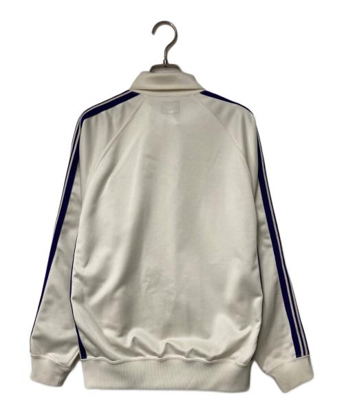 Needles（ニードルズ）Needles (ニードルズ) Track Jacket - Poly Smooth ホワイト×パープル サイズ:Sの古着・服飾アイテム
