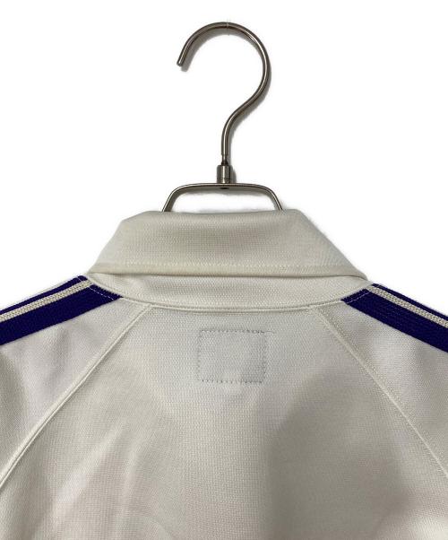 Needles（ニードルズ）Needles (ニードルズ) Track Jacket - Poly Smooth ホワイト×パープル サイズ:Sの古着・服飾アイテム