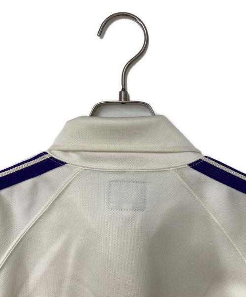 Needles（ニードルズ）Needles (ニードルズ) Track Jacket - Poly Smooth ホワイト×パープル サイズ:Sの古着・服飾アイテム