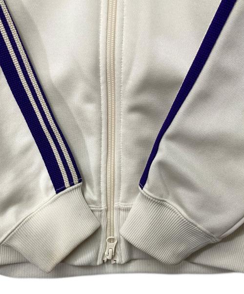 Needles（ニードルズ）Needles (ニードルズ) Track Jacket - Poly Smooth ホワイト×パープル サイズ:Sの古着・服飾アイテム