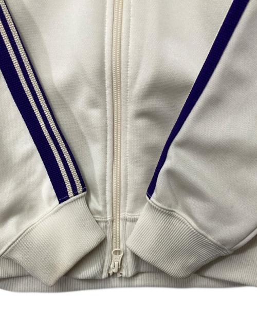 Needles（ニードルズ）Needles (ニードルズ) Track Jacket - Poly Smooth ホワイト×パープル サイズ:Sの古着・服飾アイテム