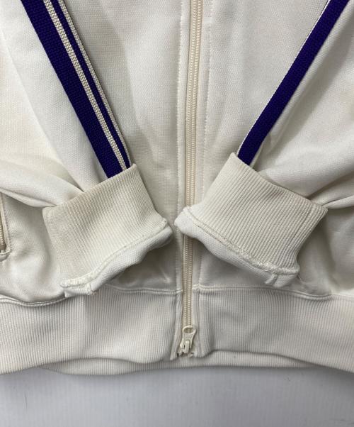 Needles（ニードルズ）Needles (ニードルズ) Track Jacket - Poly Smooth ホワイト×パープル サイズ:Sの古着・服飾アイテム