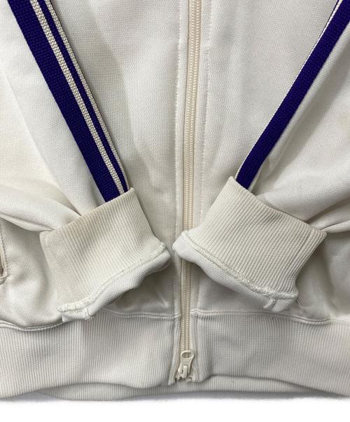 Needles（ニードルズ）Needles (ニードルズ) Track Jacket - Poly Smooth ホワイト×パープル サイズ:Sの古着・服飾アイテム