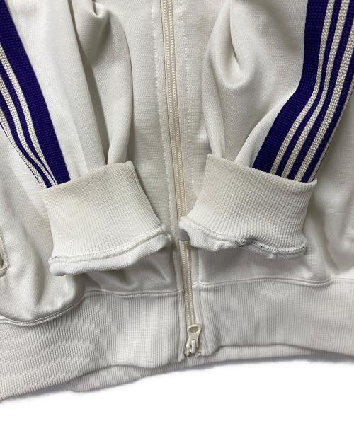 Needles（ニードルズ）Needles (ニードルズ) Track Jacket - Poly Smooth ホワイト×パープル サイズ:Sの古着・服飾アイテム