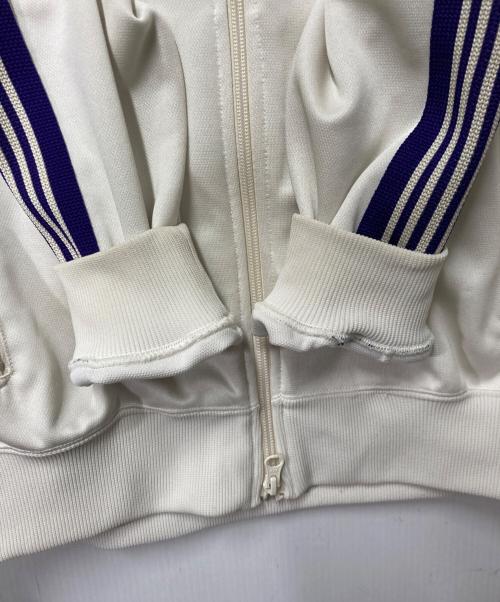 Needles（ニードルズ）Needles (ニードルズ) Track Jacket - Poly Smooth ホワイト×パープル サイズ:Sの古着・服飾アイテム