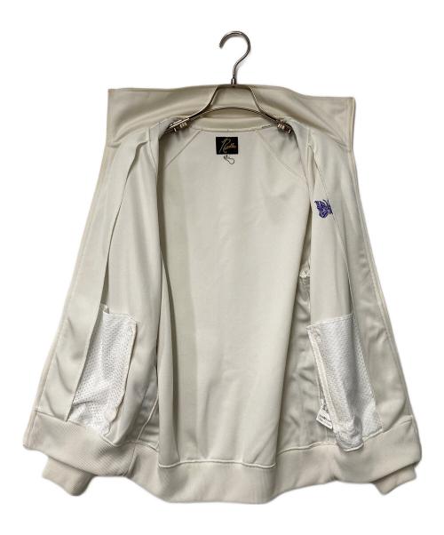 Needles（ニードルズ）Needles (ニードルズ) Track Jacket - Poly Smooth ホワイト×パープル サイズ:Sの古着・服飾アイテム