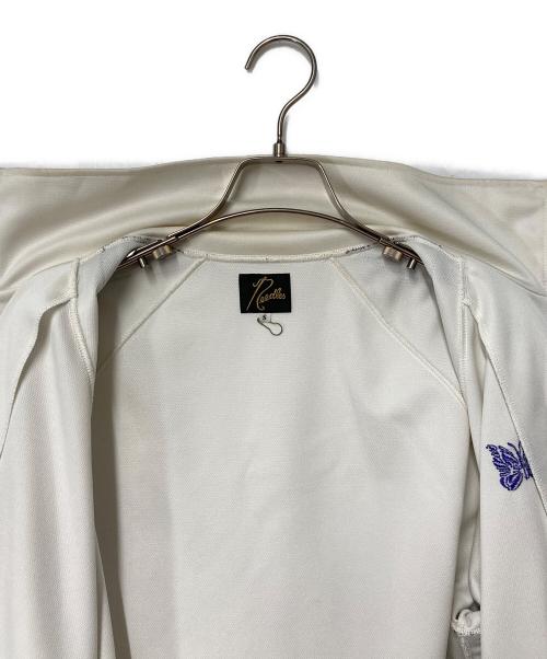 Needles（ニードルズ）Needles (ニードルズ) Track Jacket - Poly Smooth ホワイト×パープル サイズ:Sの古着・服飾アイテム