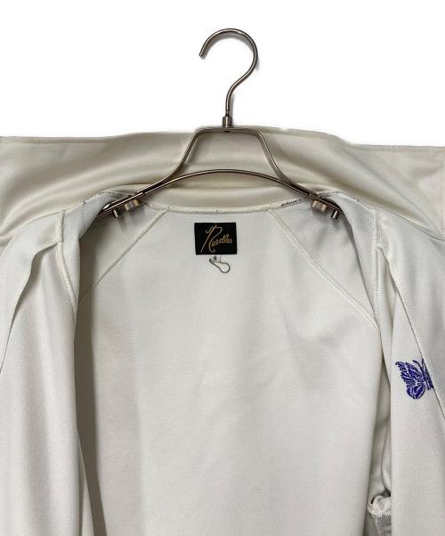 Needles（ニードルズ）Needles (ニードルズ) Track Jacket - Poly Smooth ホワイト×パープル サイズ:Sの古着・服飾アイテム