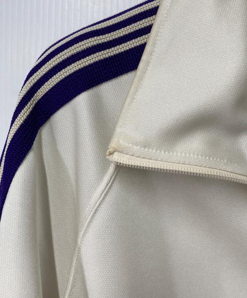 Needles（ニードルズ）Needles (ニードルズ) Track Jacket - Poly Smooth ホワイト×パープル サイズ:Sの古着・服飾アイテム