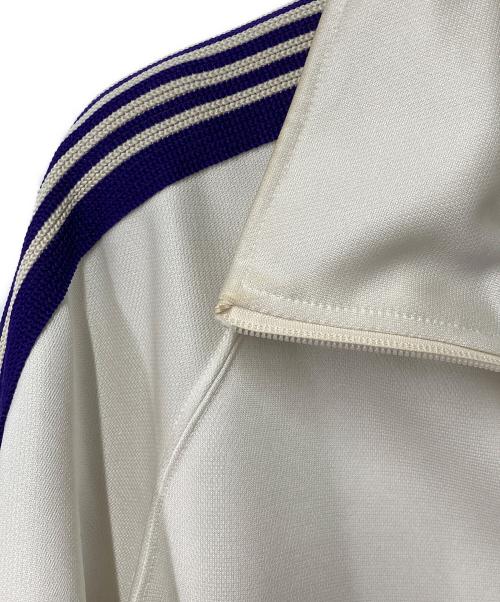 Needles（ニードルズ）Needles (ニードルズ) Track Jacket - Poly Smooth ホワイト×パープル サイズ:Sの古着・服飾アイテム