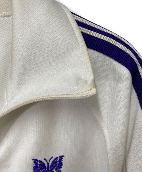 Needles（ニードルズ）Needles (ニードルズ) Track Jacket - Poly Smooth ホワイト×パープル サイズ:Sの古着・服飾アイテム