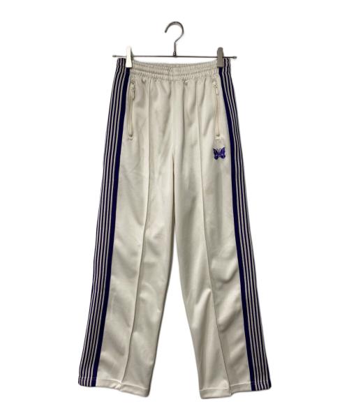 Needles（ニードルズ）Needles (ニードルズ) Track Jacket - Poly Smooth ホワイト×パープル サイズ:Sの古着・服飾アイテム