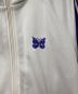中古・古着 Needles (ニードルズ) Track Jacket - Poly Smooth ホワイト×パープル サイズ:S：9000円