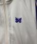 中古・古着 Needles (ニードルズ) Track Jacket - Poly Smooth ホワイト×パープル サイズ:S：9000円