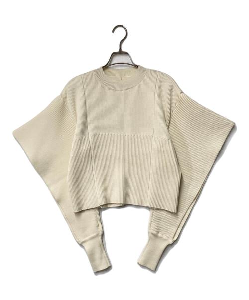 AKIRA NAKA（アキラナカ）AKIRA NAKA (アキラナカ) デザインリブニット ホワイト サイズ:1の古着・服飾アイテム