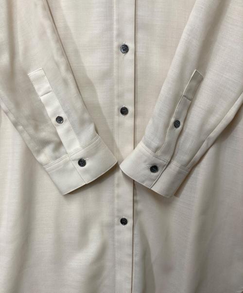 theory luxe（セオリーリュクス）theory luxe (セオリーリュクス) シアーフーデッドワンピース ベージュ サイズ:38の古着・服飾アイテム