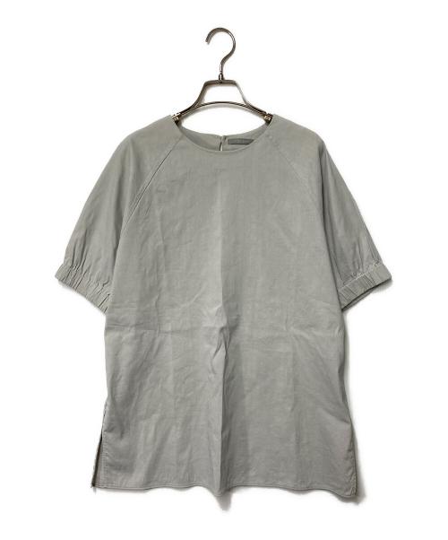 theory luxe（セオリーリュクス）theory luxe (セオリーリュクス) リネンブレンドブラウス グレー サイズ:40の古着・服飾アイテム