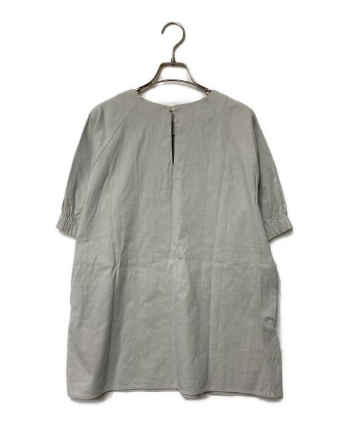 theory luxe（セオリーリュクス）theory luxe (セオリーリュクス) リネンブレンドブラウス グレー サイズ:40の古着・服飾アイテム