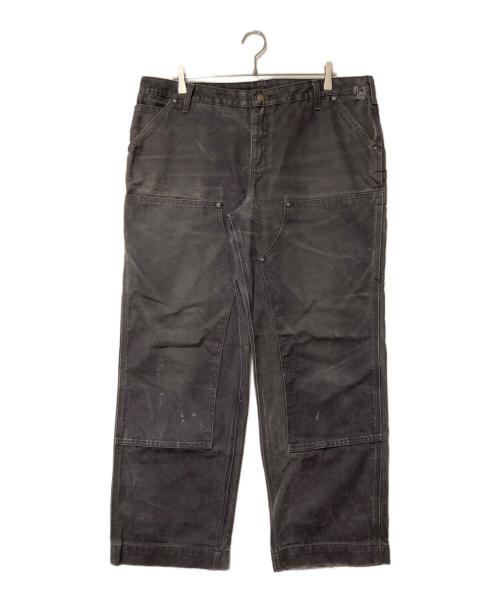 CarHartt（カーハート）CarHartt (カーハート) ダック地ダブルニーワークパンツ ブラック サイズ:18の古着・服飾アイテム