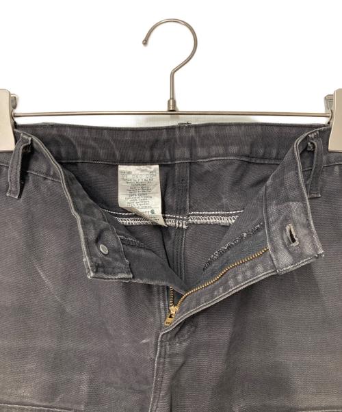 CarHartt（カーハート）CarHartt (カーハート) ダック地ダブルニーワークパンツ ブラック サイズ:18の古着・服飾アイテム