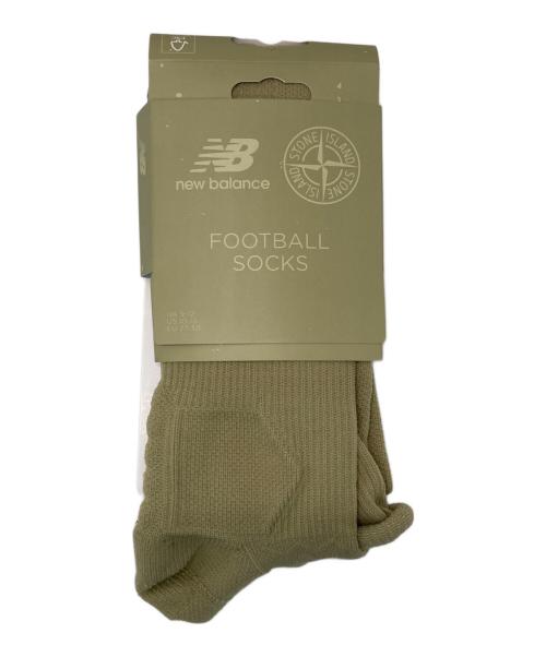 STONE ISLAND（ストーンアイランド）STONE ISLAND (ストーンアイランド) NEW BALANCE (ニューバランス) ソックス ベージュ サイズ:27-30の古着・服飾アイテム