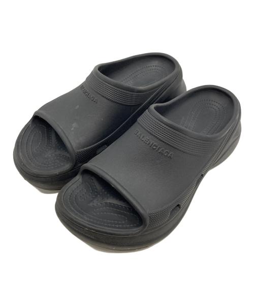 BALENCIAGA（バレンシアガ）BALENCIAGA (バレンシアガ) crocs (クロックス) pool crocs ブラック サイズ:43の古着・服飾アイテム