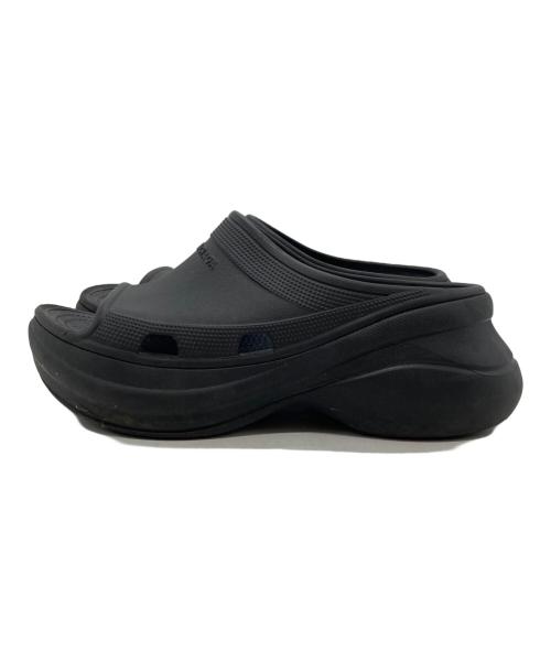 BALENCIAGA（バレンシアガ）BALENCIAGA (バレンシアガ) crocs (クロックス) pool crocs ブラック サイズ:43の古着・服飾アイテム
