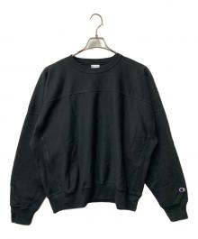 Champion（チャンピオン）の古着「リバースウィーブ(R)クルーネックスウェットシャツ」｜ブラック
