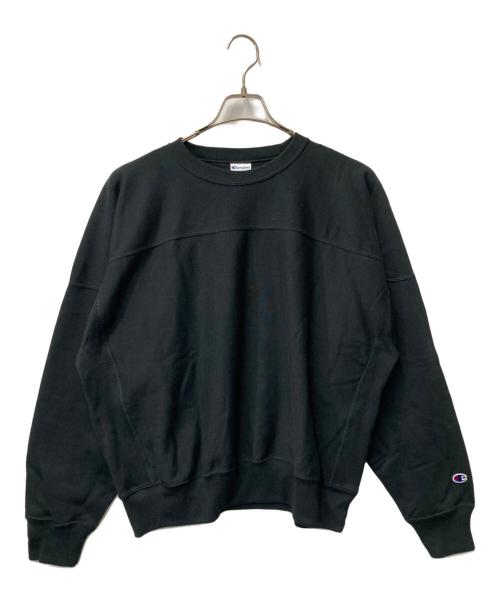Champion（チャンピオン）Champion (チャンピオン) リバースウィーブ(R)クルーネックスウェットシャツ ブラック サイズ:L 未使用品の古着・服飾アイテム