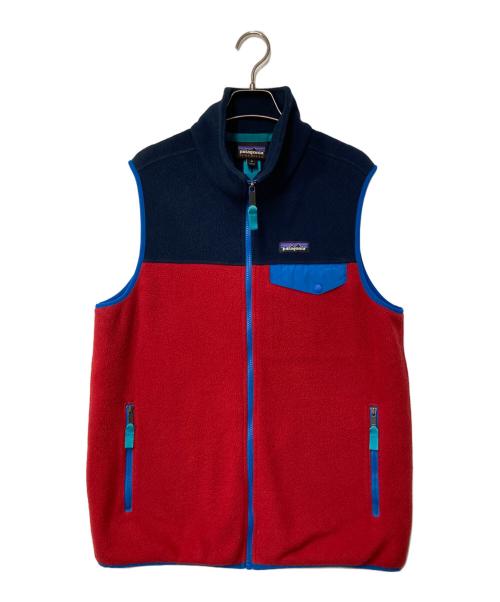 Patagonia（パタゴニア）Patagonia (パタゴニア) ライトウェイト・シンチラ・スナップT・ベスト ネイビー×レッド サイズ:Mの古着・服飾アイテム