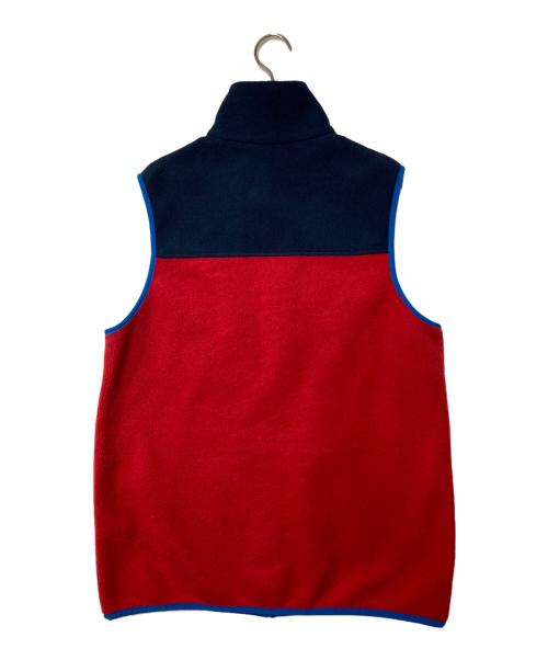 Patagonia（パタゴニア）Patagonia (パタゴニア) ライトウェイト・シンチラ・スナップT・ベスト ネイビー×レッド サイズ:Mの古着・服飾アイテム