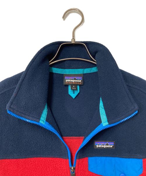 Patagonia（パタゴニア）Patagonia (パタゴニア) ライトウェイト・シンチラ・スナップT・ベスト ネイビー×レッド サイズ:Mの古着・服飾アイテム