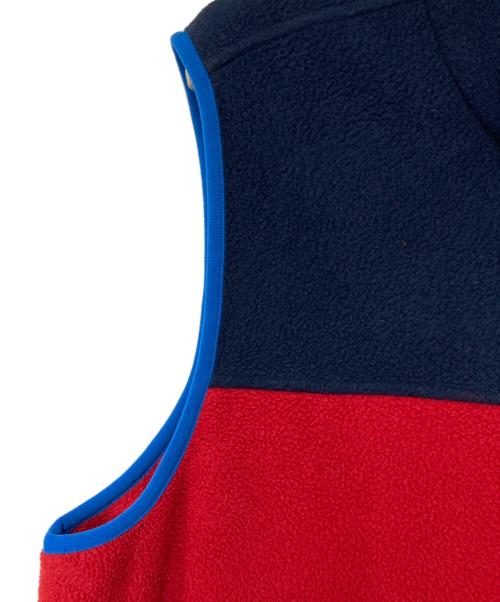 Patagonia（パタゴニア）Patagonia (パタゴニア) ライトウェイト・シンチラ・スナップT・ベスト ネイビー×レッド サイズ:Mの古着・服飾アイテム