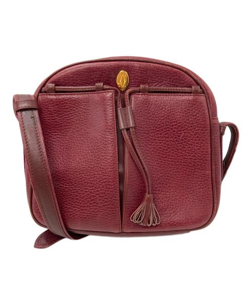 Cartier（カルティエ）Cartier (カルティエ) ショルダーバッグ レッドの古着・服飾アイテム