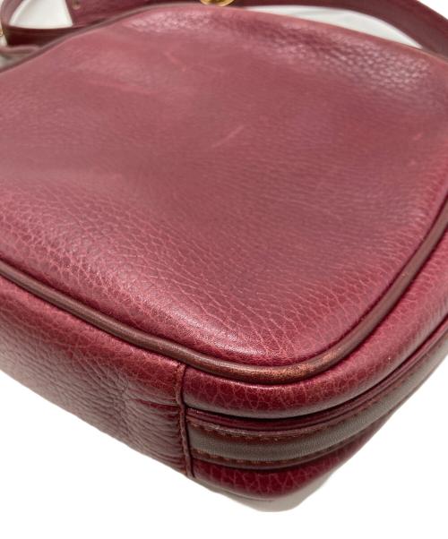 Cartier（カルティエ）Cartier (カルティエ) ショルダーバッグ レッドの古着・服飾アイテム