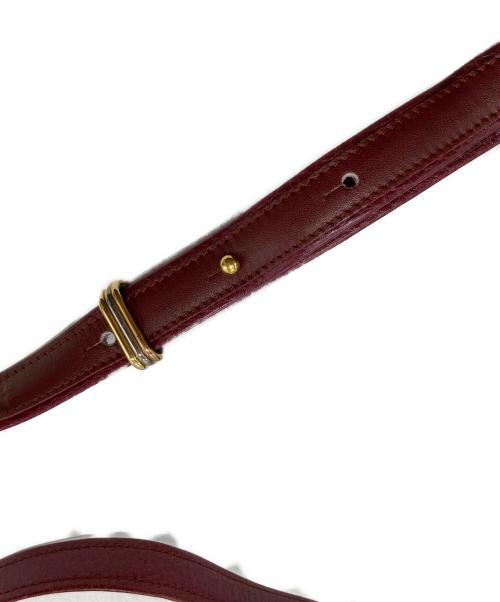 Cartier（カルティエ）Cartier (カルティエ) ショルダーバッグ レッドの古着・服飾アイテム