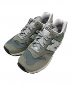 NEW BALANCEニューバランス）の古着「ローカットスニーカー」｜グレー×グリーン