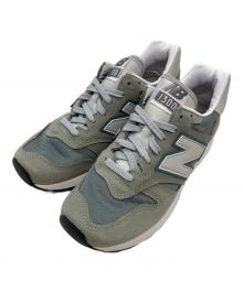 NEW BALANCE（ニューバランス）の古着「ローカットスニーカー」｜グレー×グリーン