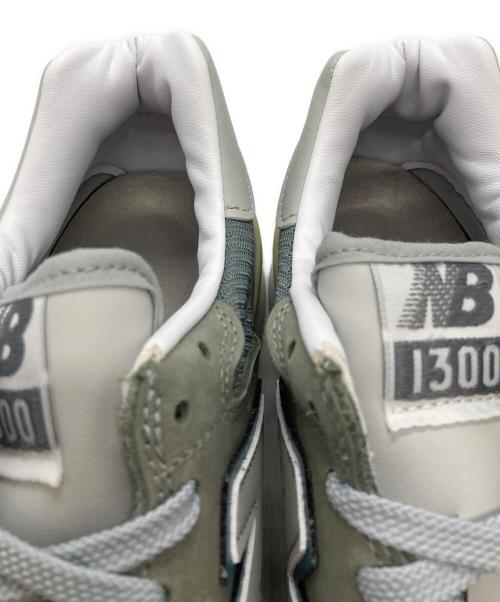 NEW BALANCE（ニューバランス）NEW BALANCE (ニューバランス) ローカットスニーカー グレー×グリーン サイズ:24.5㎝の古着・服飾アイテム