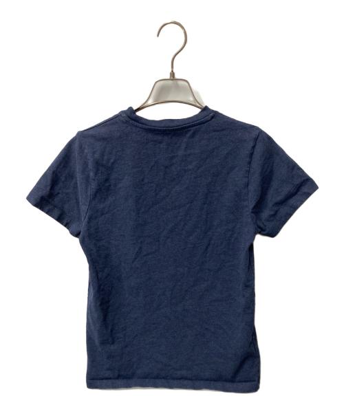 maison kitsune（メゾンキツネ）maison kitsune (メゾンキツネ) 半袖カットソー ネイビー サイズ:XSの古着・服飾アイテム