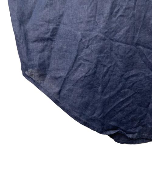Spick and Span（スピック＆スパン）Spick and Span (スピック＆スパン) 80リネンカシュクールビッグシャツ ネイビー サイズ:-の古着・服飾アイテム