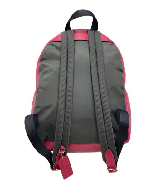 COACH（コーチ）COACH (コーチ) リュック レッド×ブラウンの古着・服飾アイテム