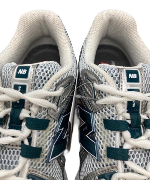 NEW BALANCE（ニューバランス）NEW BALANCE (ニューバランス) ローカットスニーカー ホワイト×グリーン サイズ:27.5cm 未使用品の古着・服飾アイテム