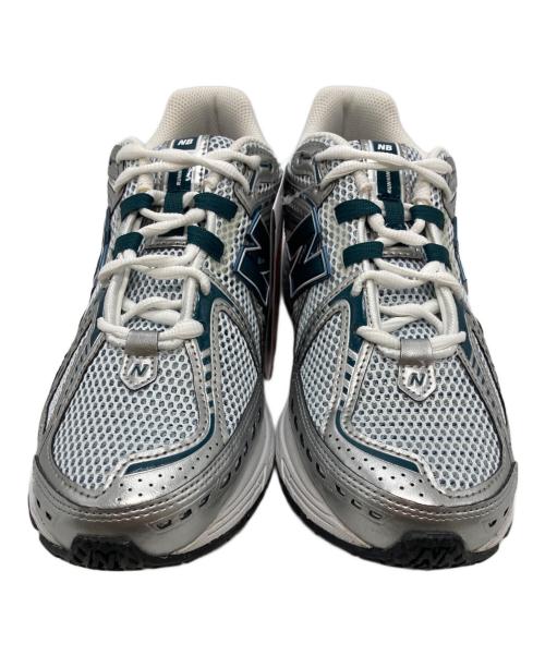 NEW BALANCE（ニューバランス）NEW BALANCE (ニューバランス) ローカットスニーカー ホワイト×グリーン サイズ:27.5cm 未使用品の古着・服飾アイテム