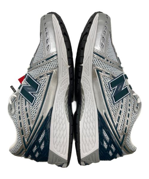 NEW BALANCE（ニューバランス）NEW BALANCE (ニューバランス) ローカットスニーカー ホワイト×グリーン サイズ:27.5cm 未使用品の古着・服飾アイテム